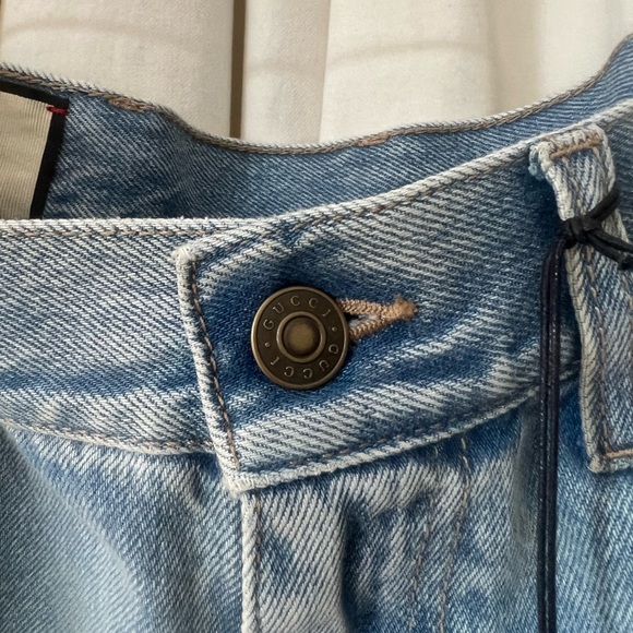 NWT GUCCI Light Wash Jeans 31 - Picture 4 of 9